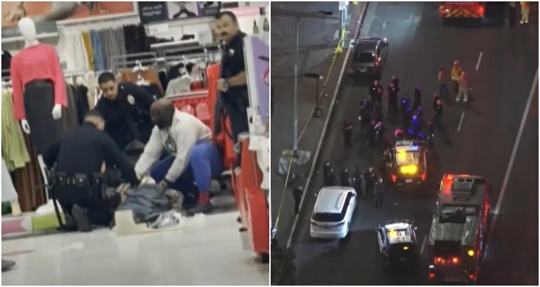 Woman and child in critical condition after stabbing at Los Angeles Target