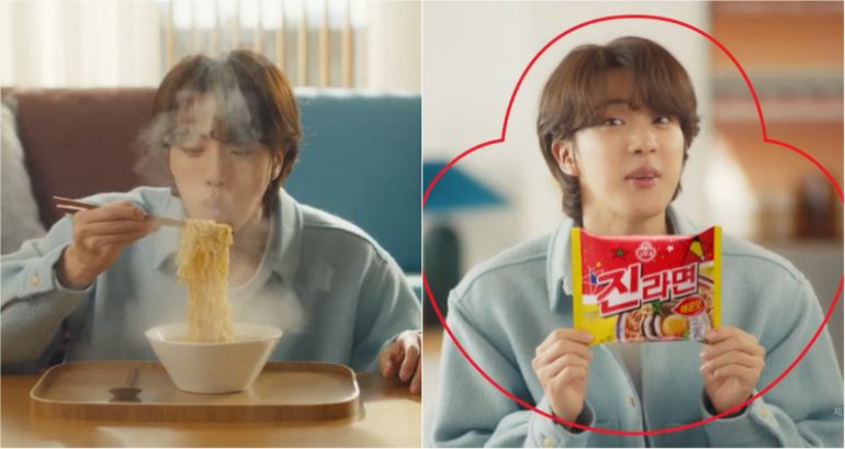 BTS’ Jin chosen to be the face of instant noodle brand Jin Ramen
