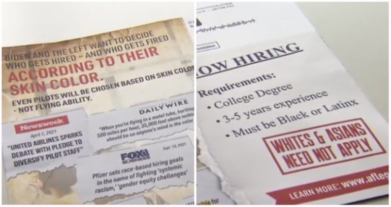 ‘Whites and Asians need not apply’: Election mailers show fake hiring ad
