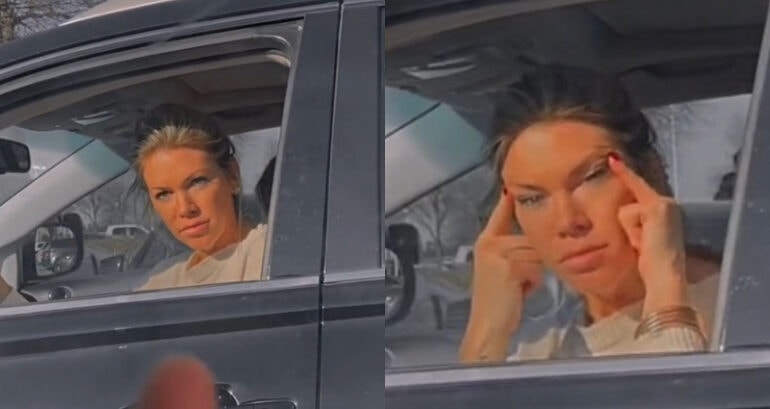 Dallas woman filmed making ‘slant eyes’ after being confronted over parking spot
