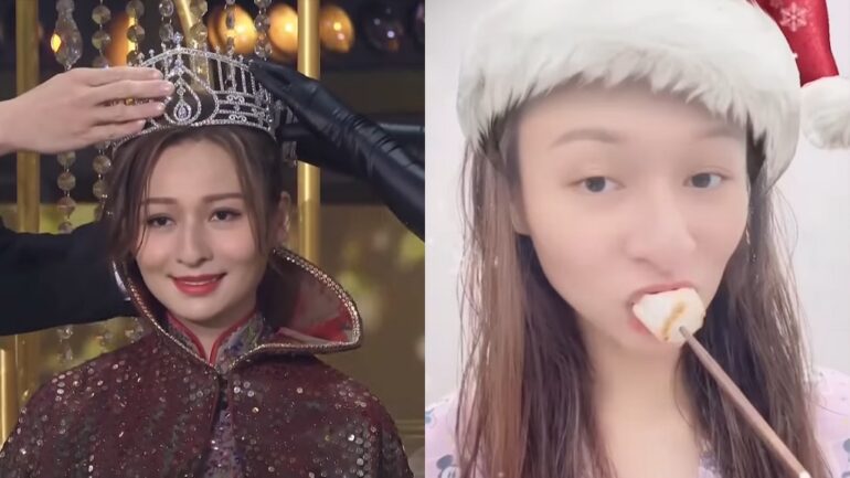 Miss Hong Kong slammed online for roasting marshmallows over gas stove