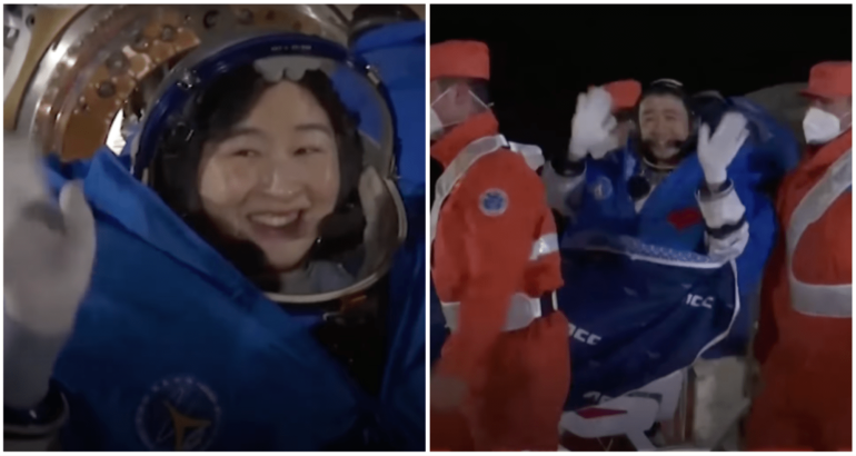 Chinese astronauts return from 6-month mission in space