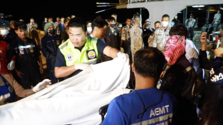 Warship sinks in Gulf of Thailand, leaving 5 dead and 24 missing