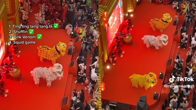 Lion dance set to ‘See Tình,’ ‘Pink Venom’ goes viral on TikTok