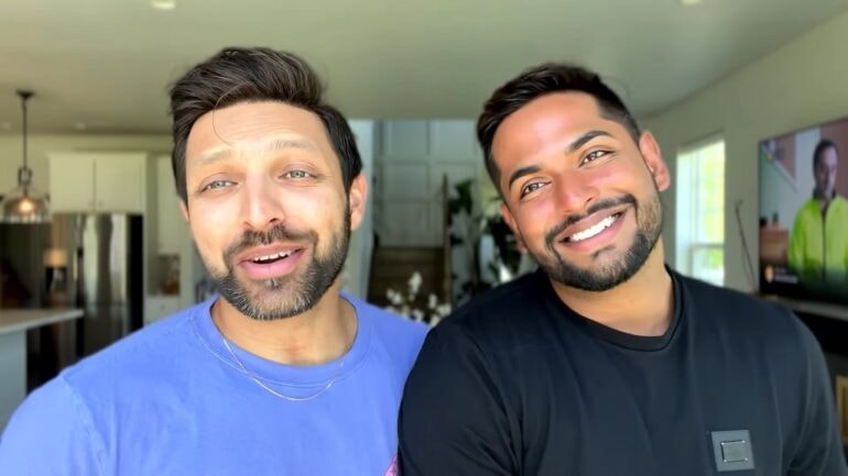 Indian American gay couple who went viral for traditional Hindu wedding announces first baby