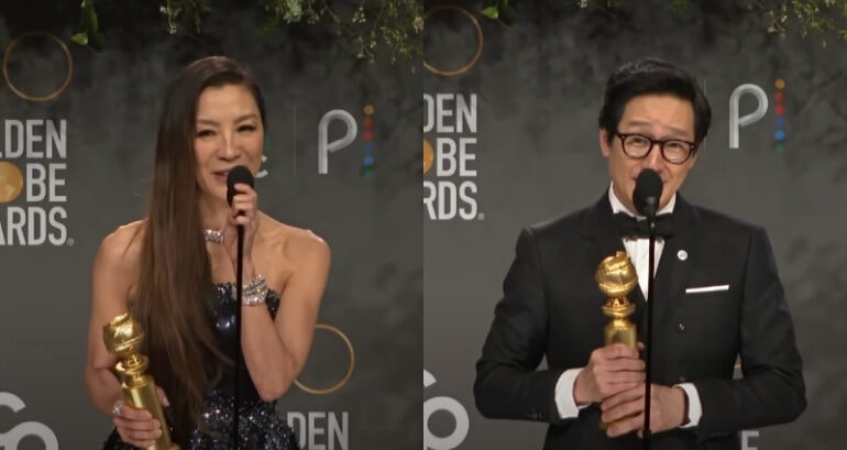 Michelle Yeoh, Ke Huy Quan win Golden Globes for ‘Everything Everywhere All at Once’