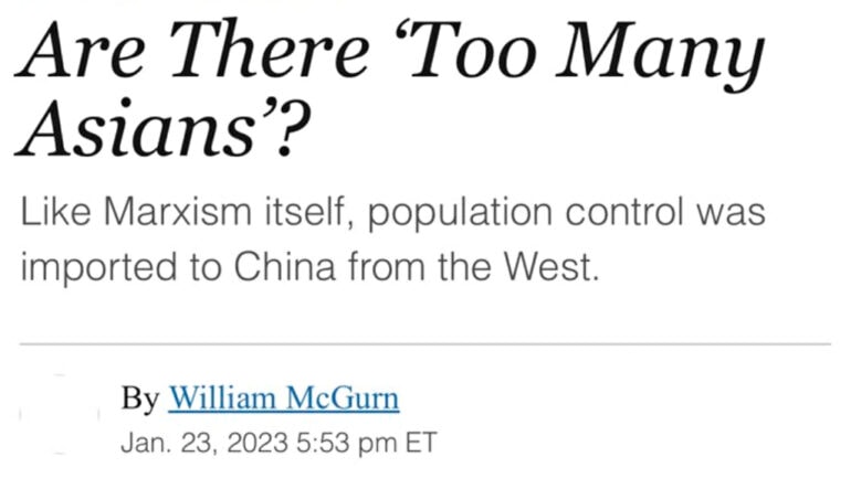Wall Street Journal columnist accused of racism over ‘Are there ‘too many Asians?” op-ed