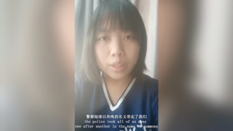 Chinese woman claims to be detained by police in secret location after Beijing protest