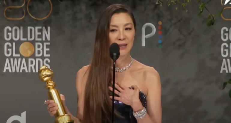 ‘I can beat you up’: Michelle Yeoh tells Golden Globes to ‘shut up’ for interrupting her speech