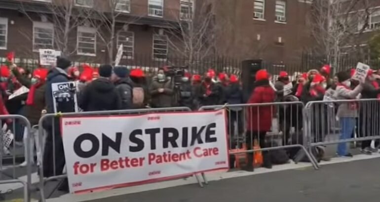 Filipino American nurses join massive strike against NYC hospitals