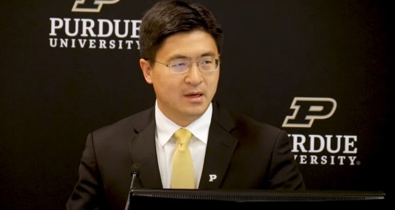 Purdue University’s first Asian American president takes office amid controversy over Northwest chancellor