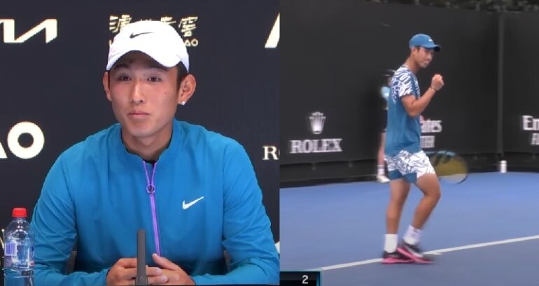 Shang Juncheng, 17, becomes first Chinese man to win match at Australian Open