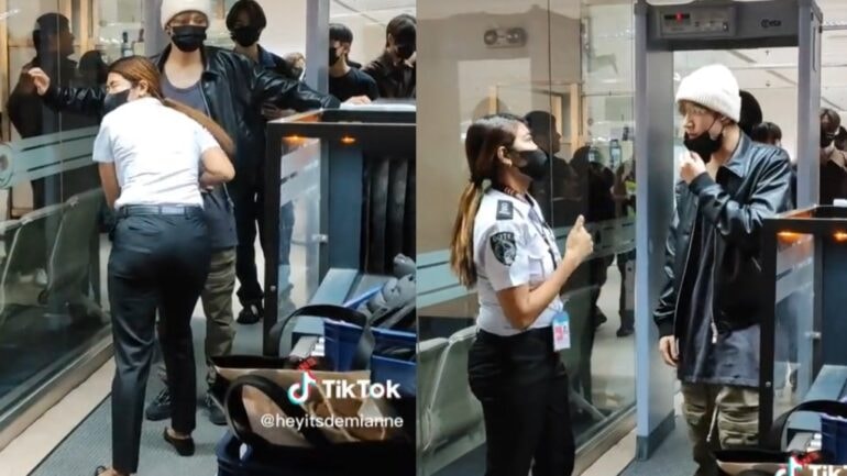 Fans enraged over Manila airport staff seen giggling while frisking ENHYPEN members