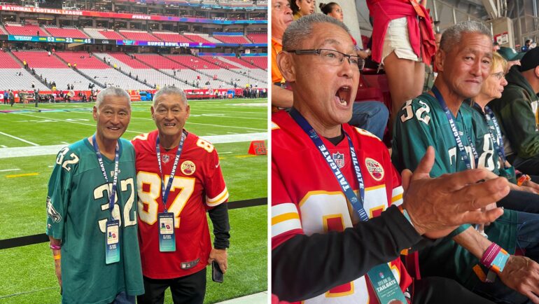 Reunited twins separated at birth attend first Super Bowl after NFL & NextShark surprise