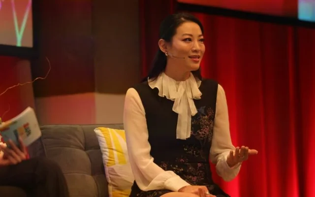 Arden Cho speaking at the APA Next Summit