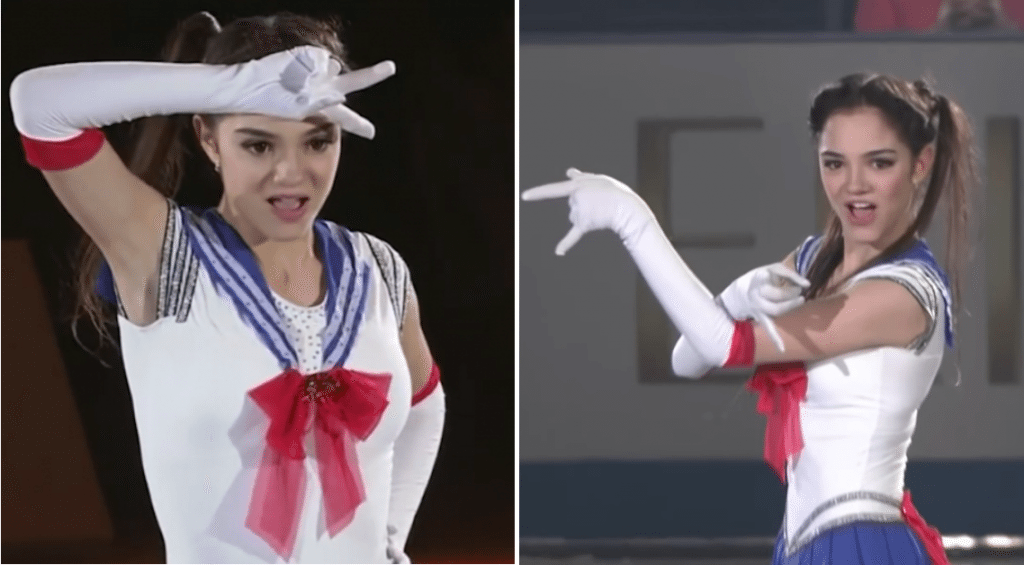 Anime-Loving Russian Figure Skater Performs The Most Epic Routine as 'Sailor...