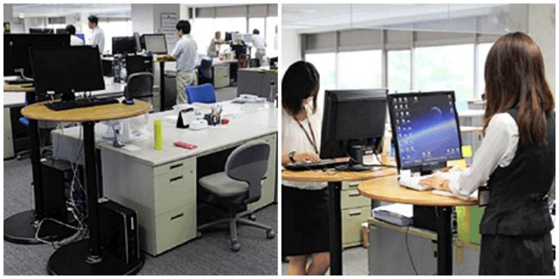 Japanese Company Bans Employees From Sitting So They Can Be 'Creative'