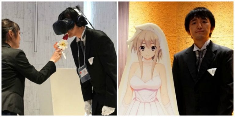 Virtual Reality Anime Girl