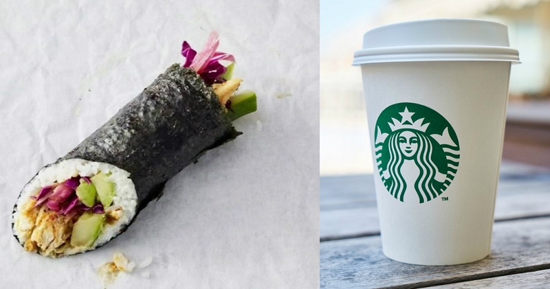 Starbucks sushi burritos
