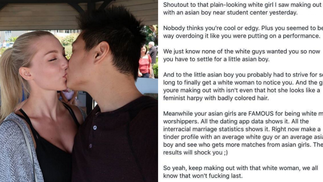 asian guy white girl dating