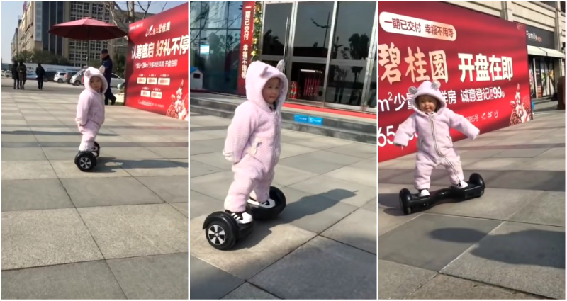 Toddler Who Can Ride a Hoverboard Better Than You Goes Viral China