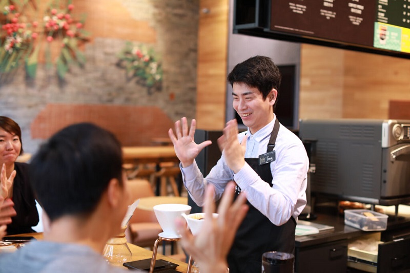 Starbucks China has opened up its first-ever signing store in Guangzhou, Guangdong province that is dedicated to offer employment and career advancement opportunities for the deaf and hard of hearing community.
