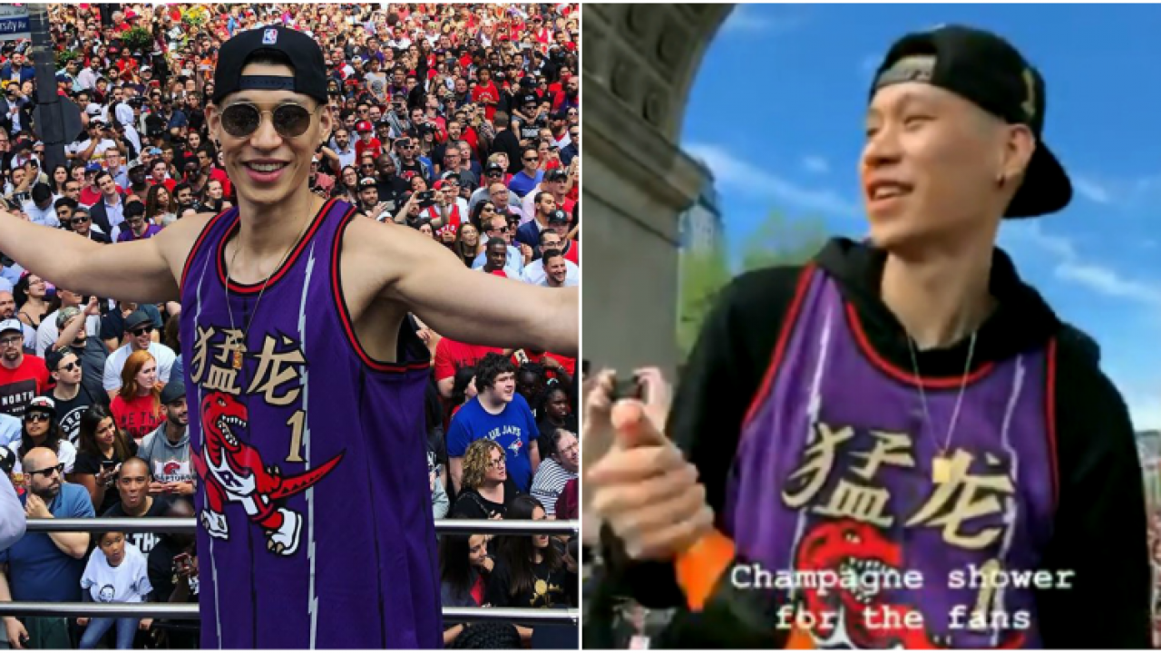 Jeremy Lin Wore a Chinese Raptors 