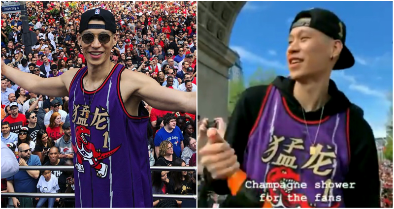 Jeremy Lin Wore a Chinese Raptors 