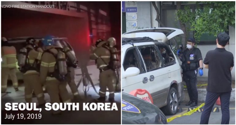 Man sets himself on fire outside Japanese embassy in Seoul