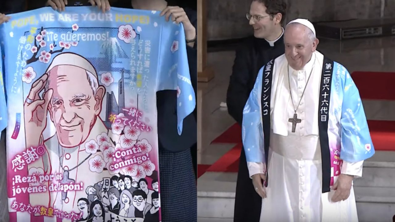 Featured image of post Pope Wearing Anime Robe Lift your spirits with funny jokes trending memes entertaining gifs inspiring stories viral videos and so much more
