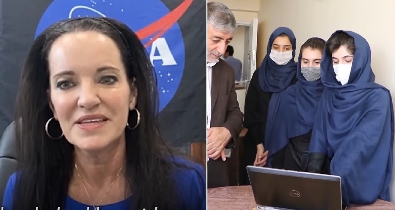 Afghan robotics team lawyer tells woman to stop