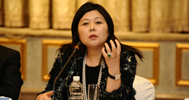China's richest woman reappeared