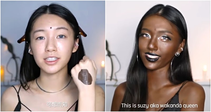 chinese influencer blackface makeup backlash