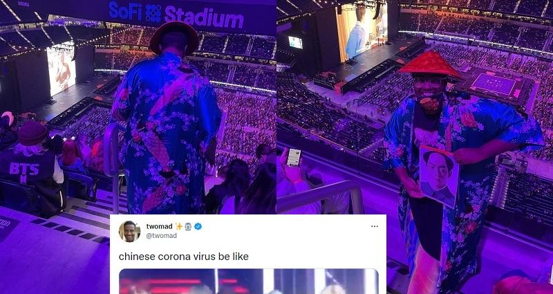Banned Twitch Streamer at BTS Concert