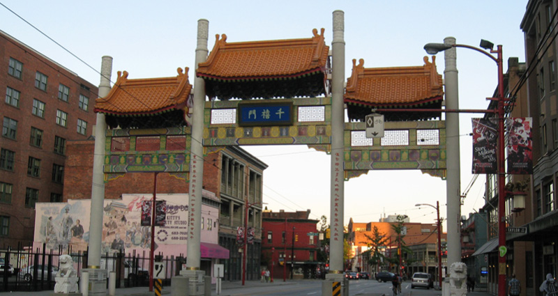 Millennium Gate at Vancouver's Chinatown