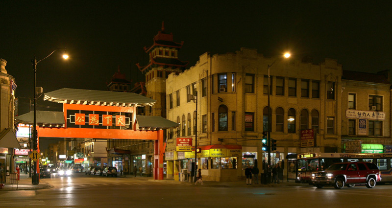 Chicago Chinatown protest